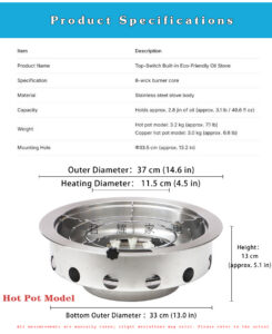 new commercial vegetable oil stove – for hothop or bbq, no gas no electricity