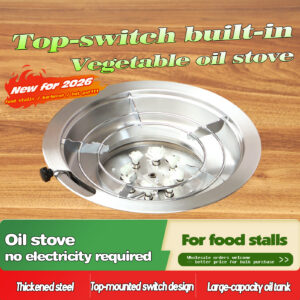 new commercial vegetable oil stove – for hothop or bbq, no gas no electricity
