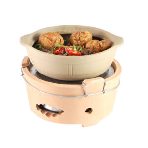 commercial electric clay stove – ceramic cooktop for beef offal stew & casserole