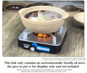eco friendly oil stove – portable for outdoor, food stalls & restaurants