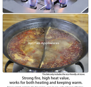 sunken eco friendly oil stove – recessed design, ideal for outdoors, food stalls and restaurants.