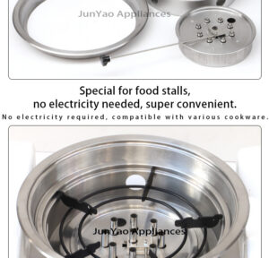 sunken eco friendly oil stove – recessed design, ideal for outdoors, food stalls and restaurants.