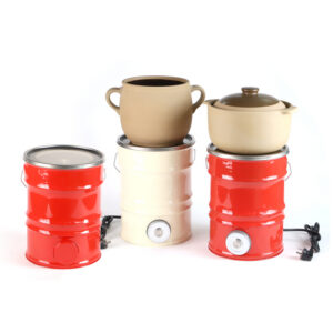 Honeycomb Charcoal-Style Electric Simmer Stove – Open Kitchen, Mall-Approved, for Clay Pot Cooking