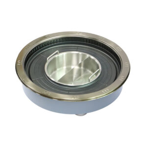 Commercial Smokeless BBQ & Hot Pot Combo Table – Round, Korean Style, Black King Kong Tube