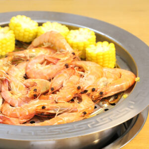 three layer steel steam sauna pot – 304 stainless steel, for seafood steaming & hot pot, induction compatible