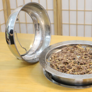 three layer steel steam sauna pot – 304 stainless steel, for seafood steaming & hot pot, induction compatible
