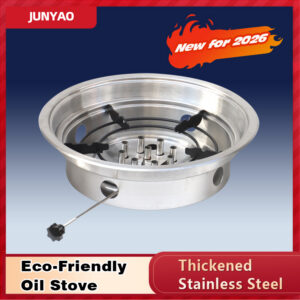 sunken eco friendly oil stove – recessed design, ideal for outdoors, food stalls and restaurants.