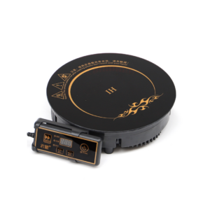 245mm 1500w commercial induction cooker – round, wired remote, flush mount, single person, for hot pot restaurants