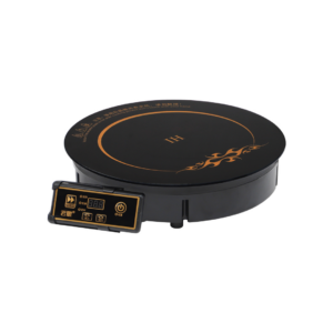 3000w commercial round drop in induction cooktop – wired control for hot pot restaurants & hotels