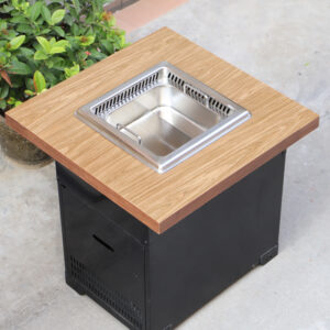 3000w smokeless hot pot – 9.3qt large capacity, flush mount, for korean bbq & yin yang hot pot