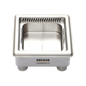 3000w smokeless hot pot – 9.3qt large capacity, flush mount, for korean bbq & yin yang hot pot