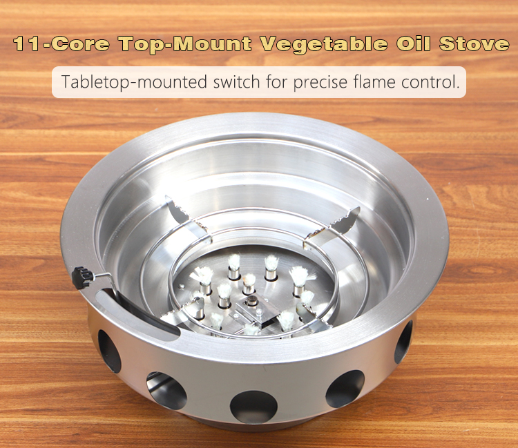 commercial drop in eco friendly oil stove – high power plant/mineral oil burner with top mount switch for hotpot & bbq, oversized heating plate commercial drop in eco friendly oil stove – high power plant/mineral oil burner with top mount switch for hotpot & bbq, oversized heating plate