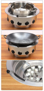 Commercial Drop-In Eco-Friendly Oil Stove – High-Power Plant/Mineral Oil Burner with Top-Mount Switch for Hotpot & BBQ, Oversized Heating Plate commercial drop in eco friendly oil stove – high power plant/mineral oil burner with top mount switch for hotpot & bbq, oversized heating plate