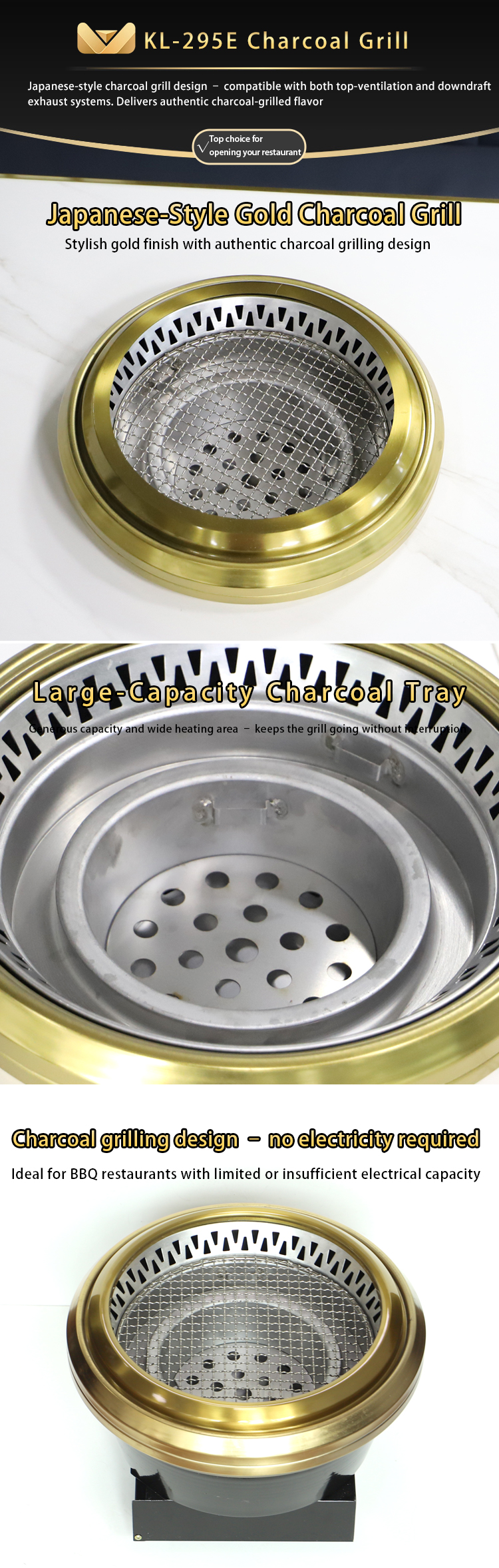 japanese style smokeless electric grill – commercial gold downdraft round drop in bbq grill for korean self service restaurants japanese style smokeless electric grill – commercial gold downdraft round drop in bbq grill for korean self service restaurants