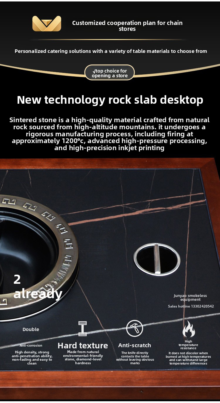 customizable smoke free bbq & hotpot table – marble / sintered stone / stainless steel tops with built in induction & grill combo customizable smoke free bbq & hotpot table – marble / sintered stone / stainless steel tops with built in induction & grill combo