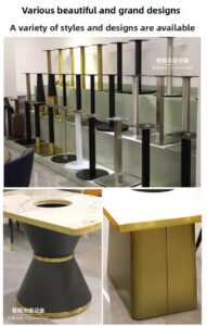 customizable smoke free bbq & hotpot table – marble / sintered stone / stainless steel tops with built in induction & grill combo