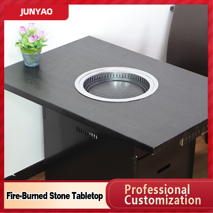 new arrival light luxury fire burned stone hotpot table – commercial smokeless bbq & shabu shabu combo table, solid wood & marble integration new arrival light luxury fire burned stone hotpot table – commercial smokeless bbq & shabu shabu combo table, solid wood & marble integration