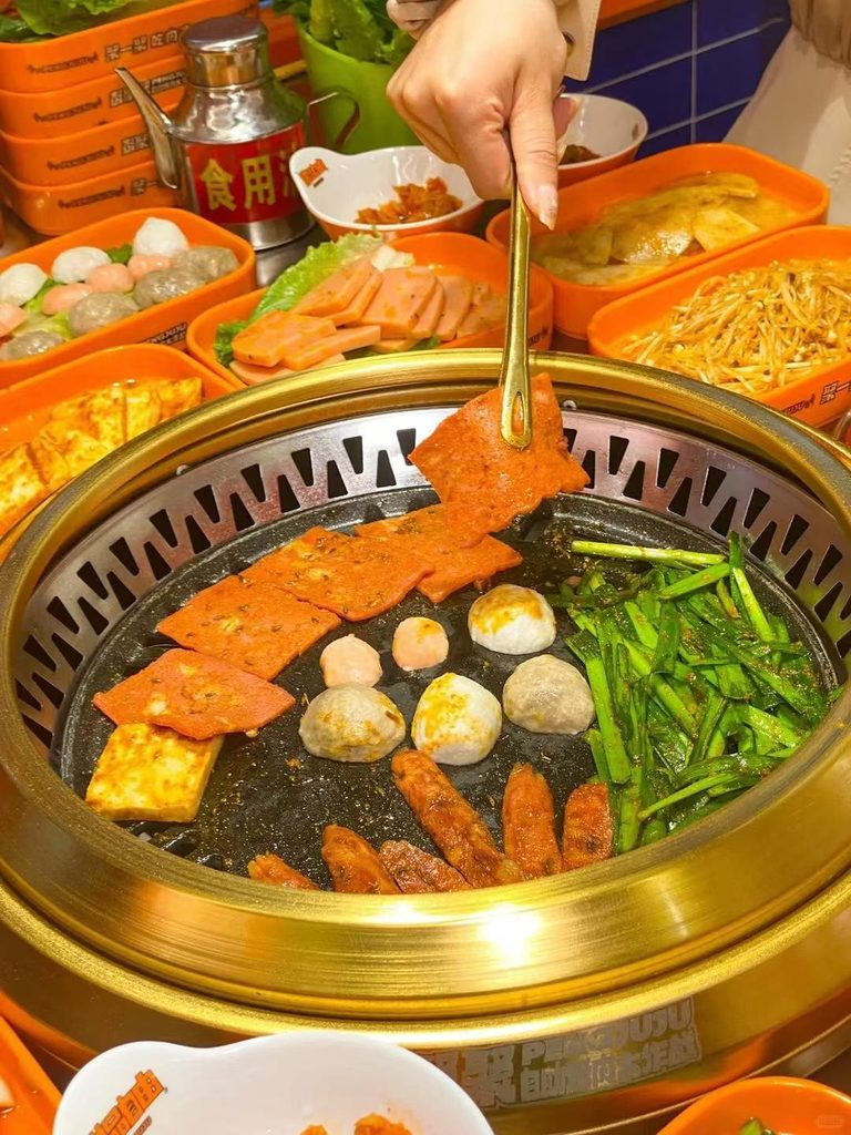 Commercial smokeless Korean BBQ grill for restaurant