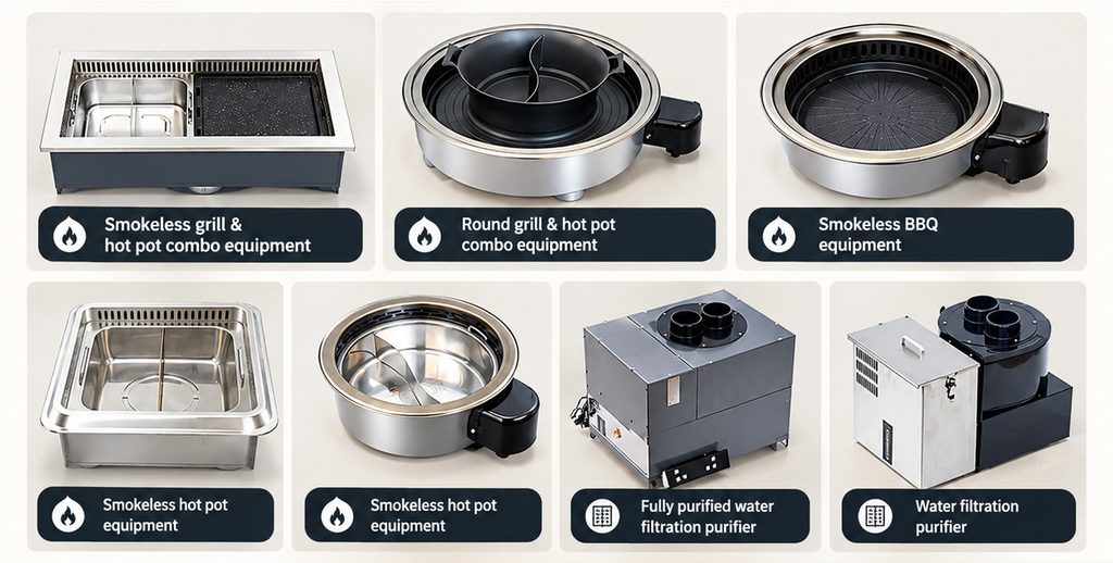 Commercial BBQ grills tables and restaurant equipment