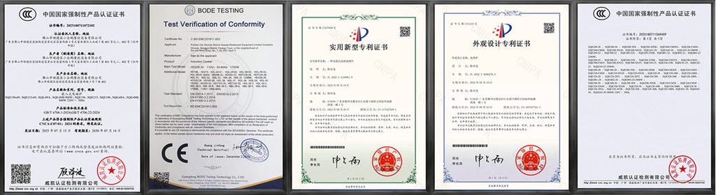 Commercial BBQ equipment certifications and quality inspection